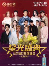 星光盛典丛台酒巨星演唱会海报