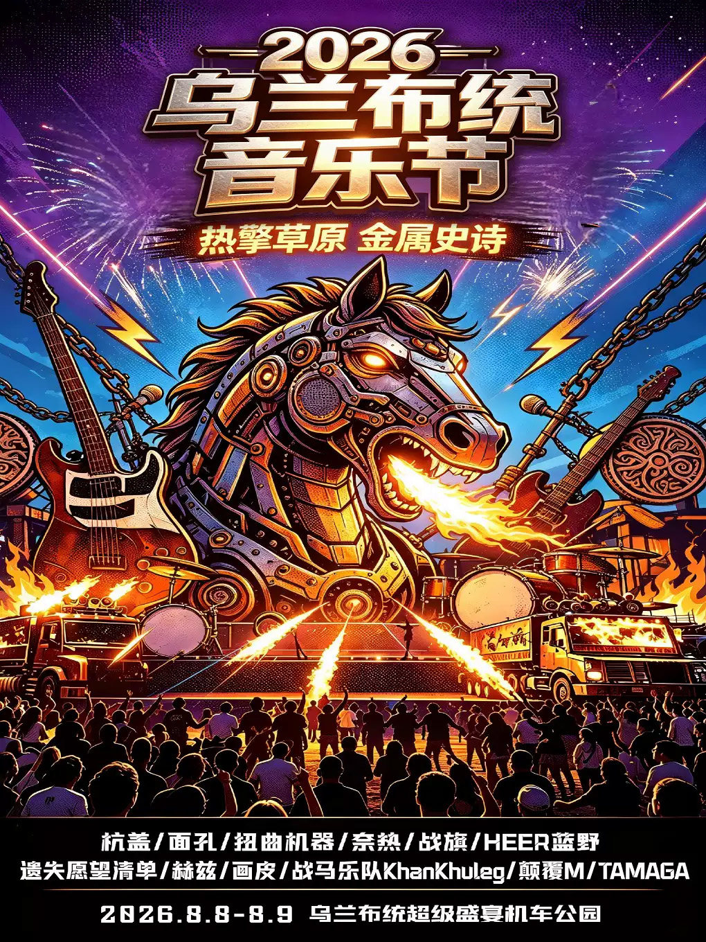 【赤峰】2026乌兰布统音乐节